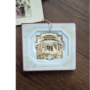 White House Historical Association 2007 Christmas Ornament President Wedding